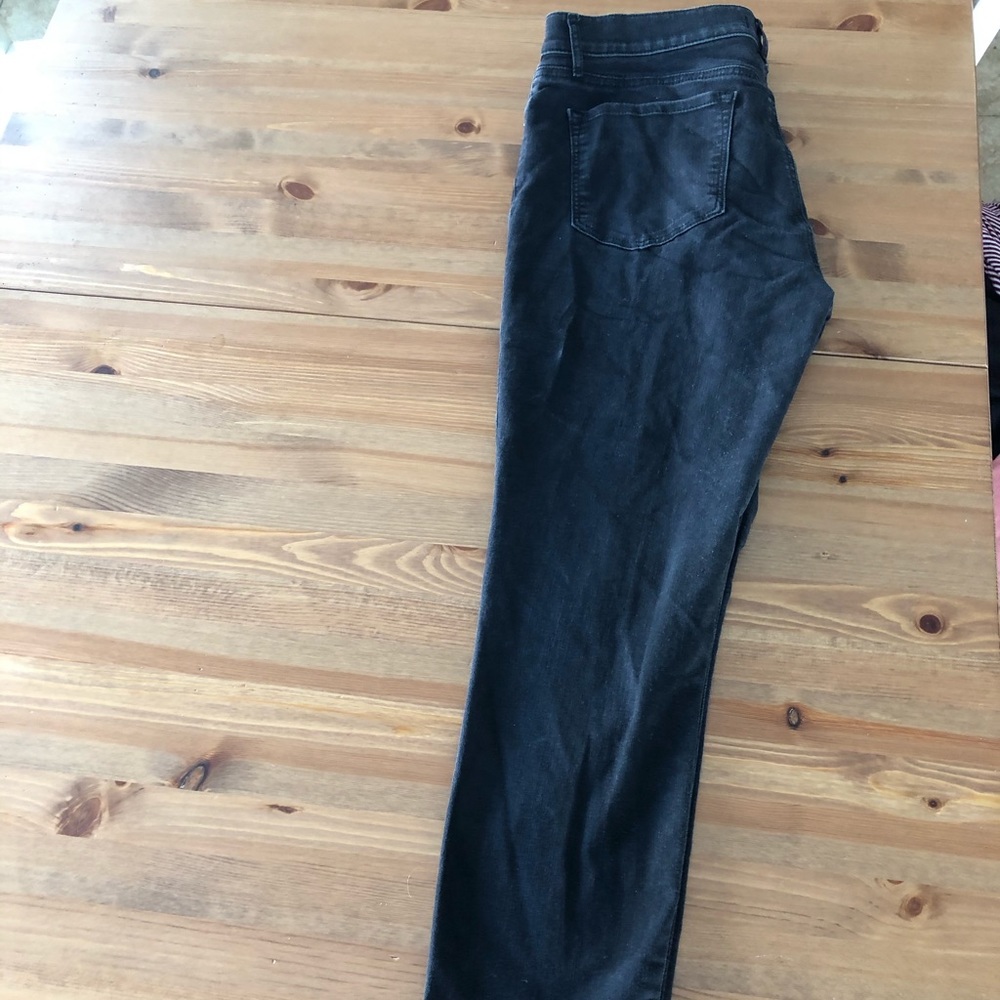 Loft black skinny jeans size 12